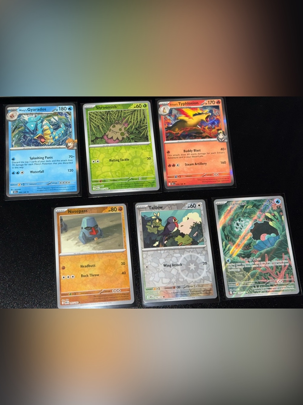 Pokémon Cards Lot of 6: Destined Rivals- Holo or Reverse Holo